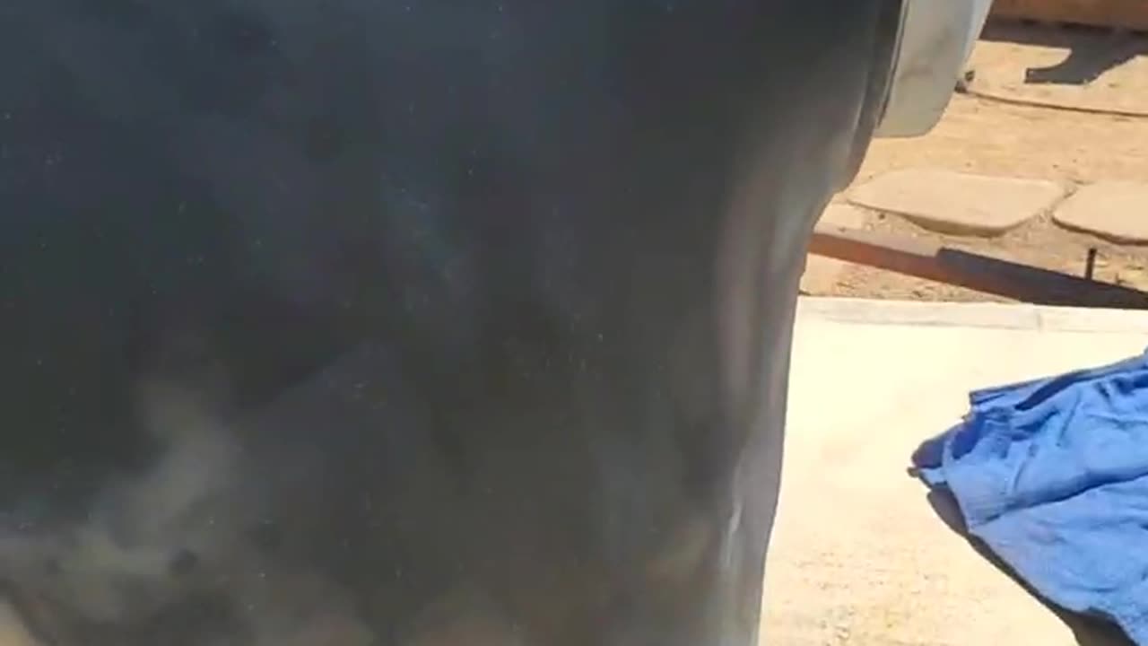 072525 54 Chevy fender work