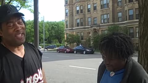 SHEA RUN_S INTO OLD FRIEND WHO IS NOW HOMELESS.