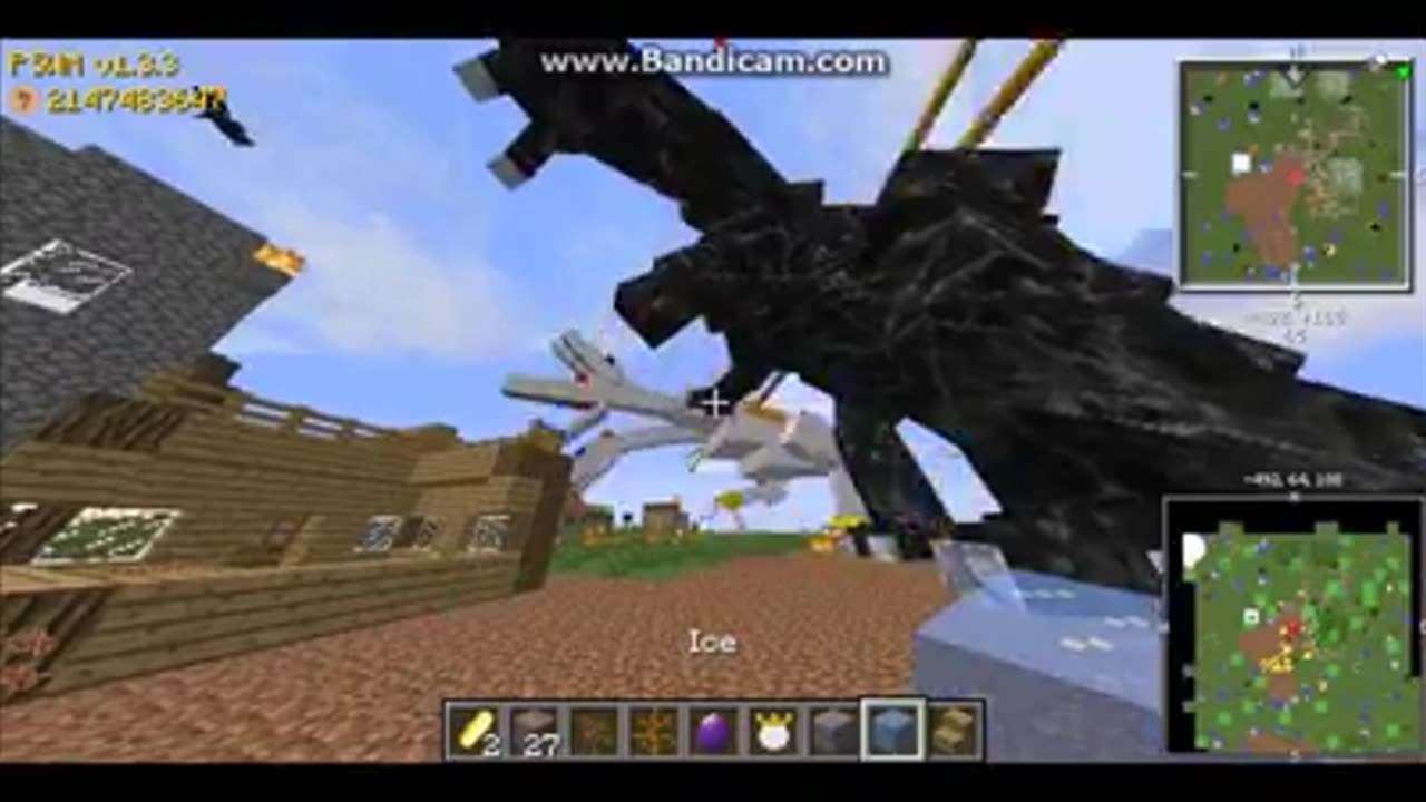 Minecraft mob battle the king vs mobzilla original