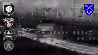 Bomber Drones Descend on Russian Column Overnight