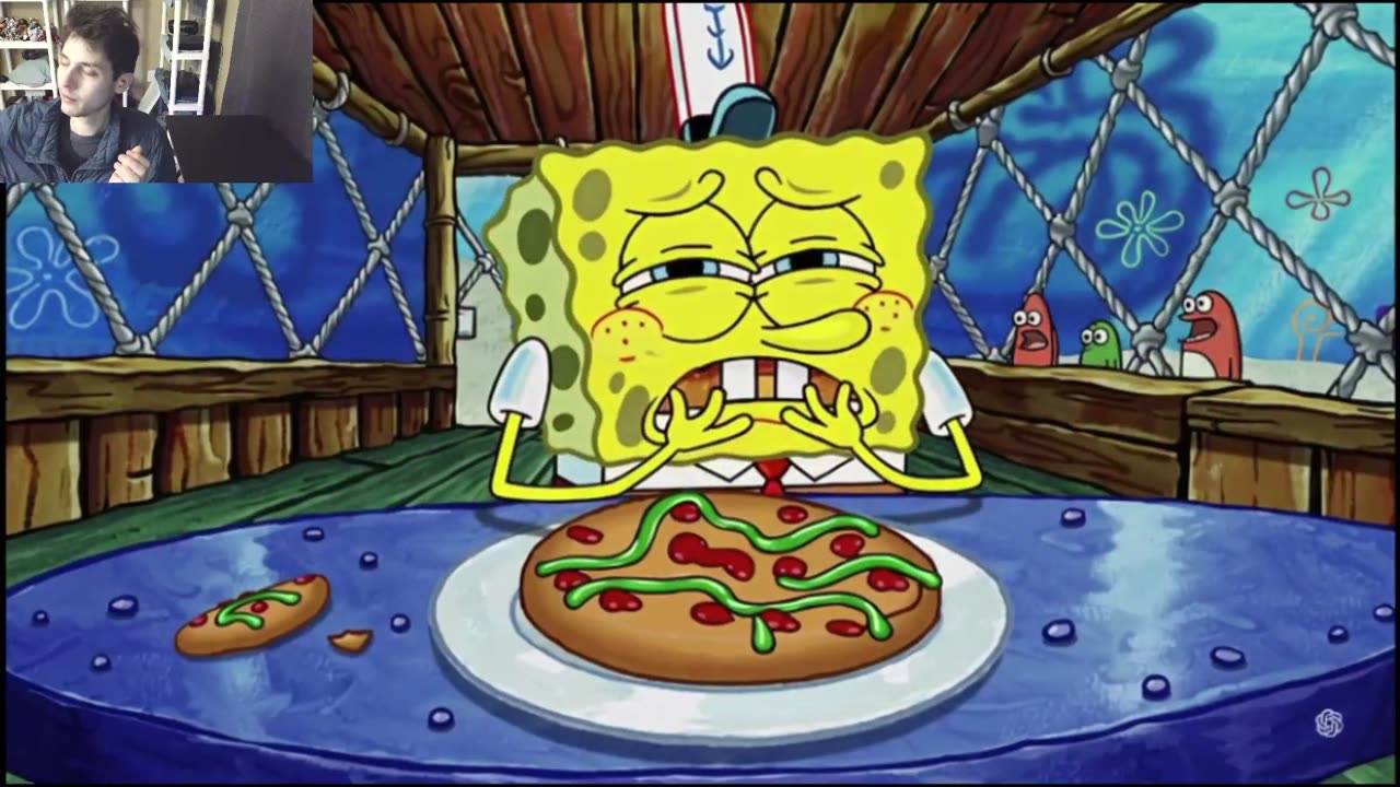 Outtake #3082 Of SpongeBob SquarePants Attempts The Vegan Cookie Eating Challenge Fake Funny Parody