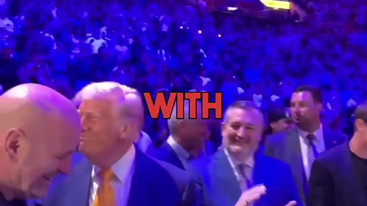 President Trump Rolled Into UFC 314 Like A Champ