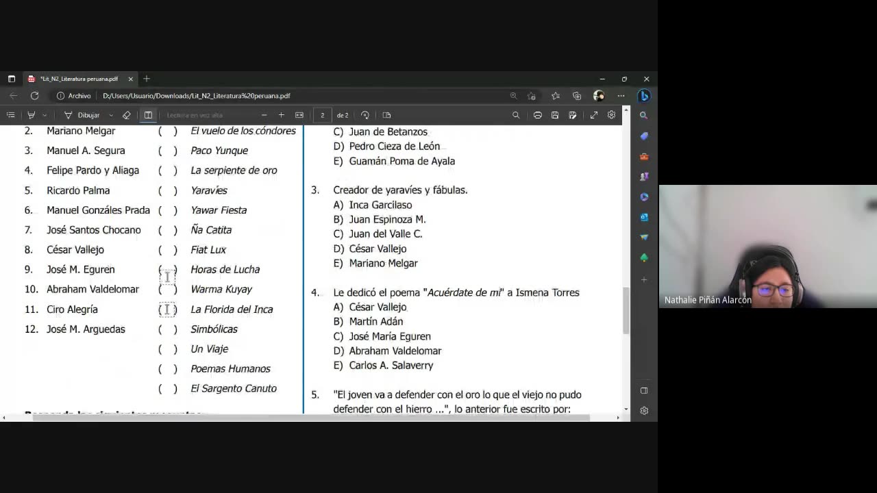 PAMER SEMESTRAL 2023 | Nivelación N2 | Literatura