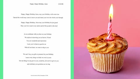 Happy, Happy Birthday, Jesus - Lyrics from A Christmas Album