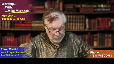 Tues. May 20 - Worship With Mike Murdock..!!!