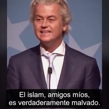 Geert Wilders 'Mohammed was a pedophiIe, Islam is eviI, and incompatible with freedom'