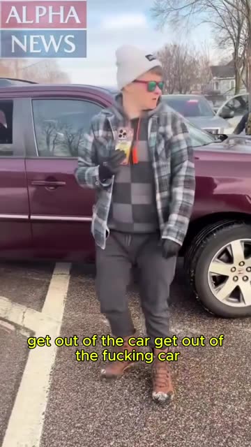 Cell phone footage showing the perspective of the ICE agent involved in the shooting