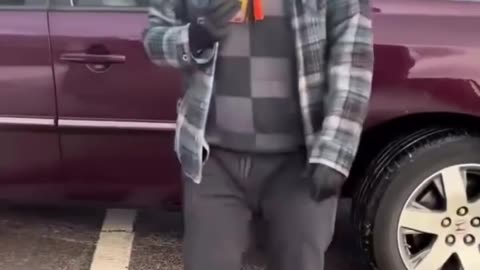 Cell phone footage showing the perspective of the ICE agent involved in the shooting