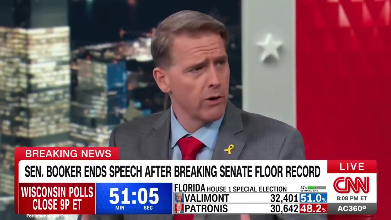 Scott Jennings · Booker gained nothing.