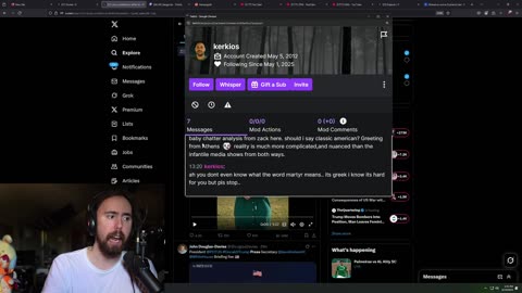 Asmongold dunks on loser chatter