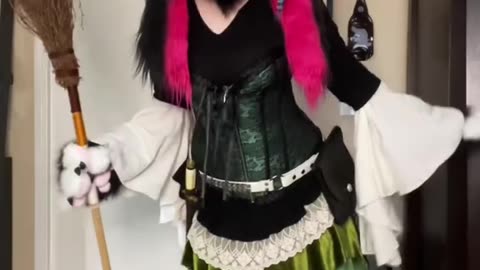 Scene witch zombie puppy GRWM!!! 🌈🪄🧟🐾 FURSUIT VIDEO BY @Cigsnvalentines on TikTok #furry #fursuit