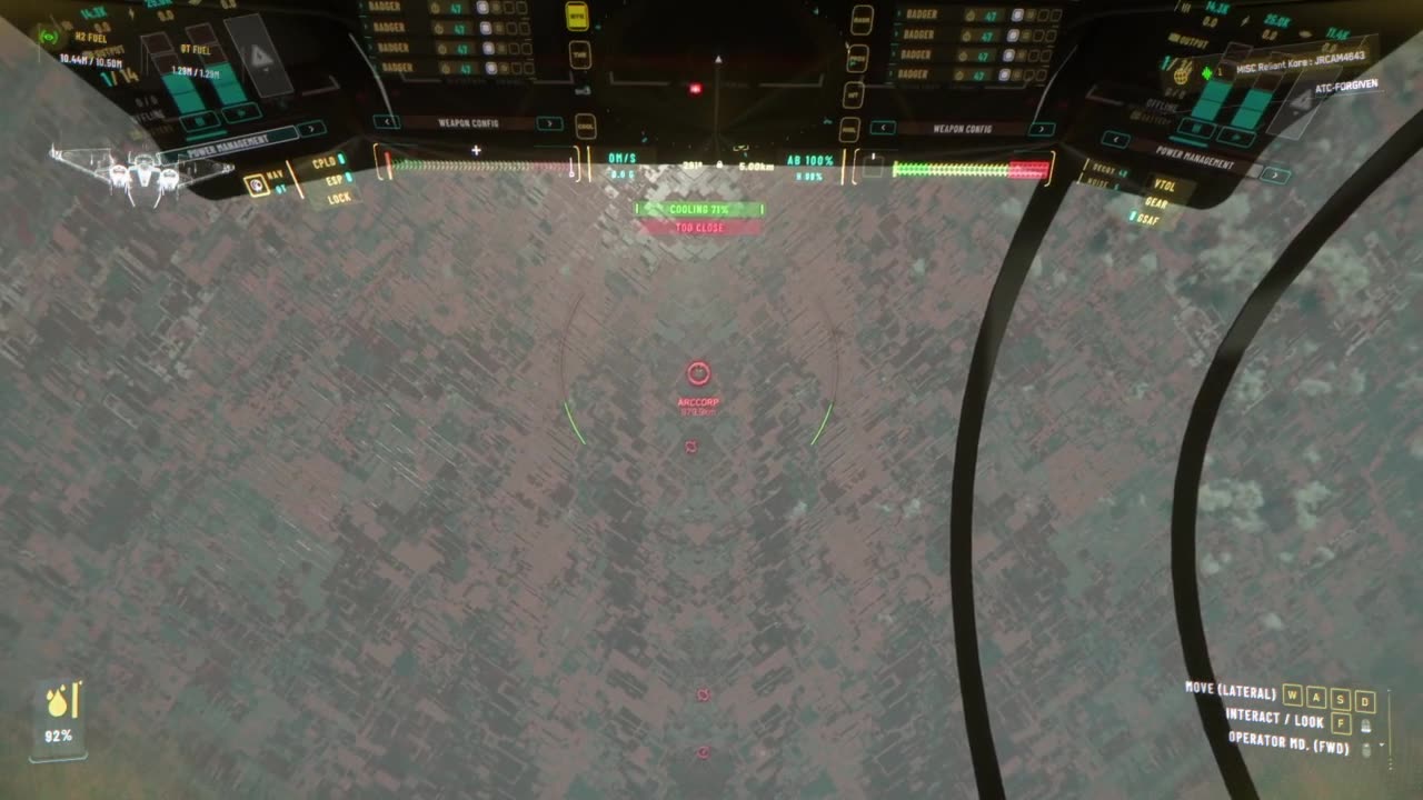 Star Citizen: A quick flight in my Reliant Kore.
