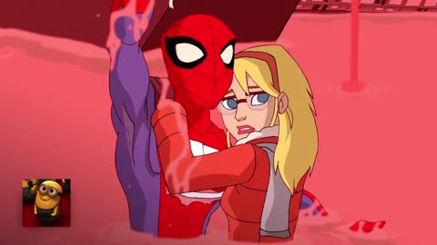 The Spectacular Spider-Man - Spider-Man Saves Gwen & Electro (S2E4) _ Movieclips