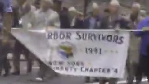 President Trump In 1995, the NYC Veterans Day Parade