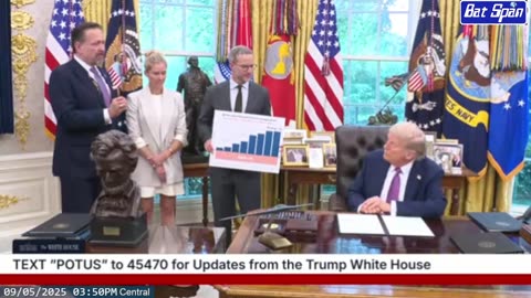 President Trump signs Executive Orders and makes an announcement ~ Sept. 5, 2025