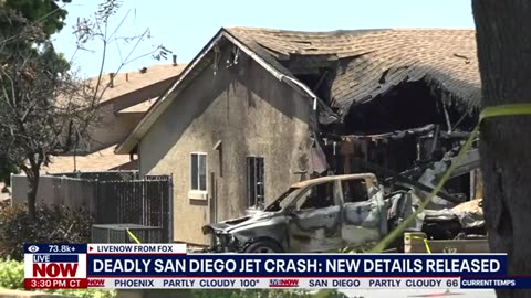San Diego plane crash: Pilot hit power lines