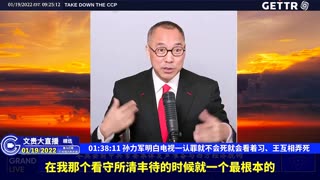（二十八）孙力军明白电视一认罪就不会死就会看着习、王互相弄死【2022年01月19日文贵大直播精选】