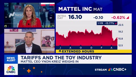 May 6, 2025 - Mattel CEO Sees Higher Prices, Not US Manufacturing, Due to Tariffs