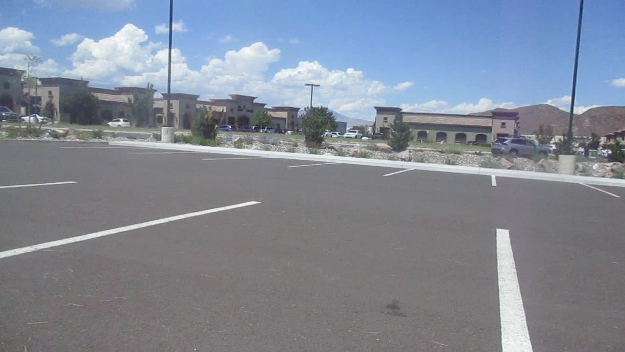 Extra Space Storage Parking Lot. Friday, August 1, 2025.