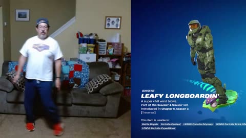 FFG Dance Fortnite Emotes Leafy Longboardin'