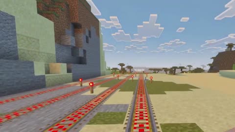 Fastest Railway Ever in Minecraft?! 🚆💨
