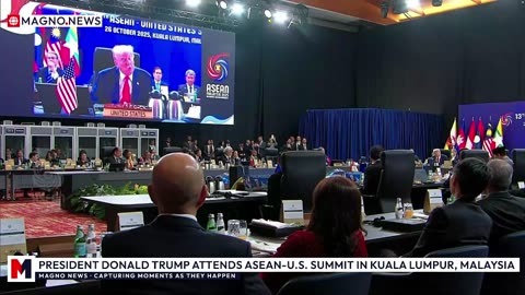 🇺🇸|🇲🇾 President Donald Trump attends ASEAN-United States Summit in Kuala Lumpur, Malaysia