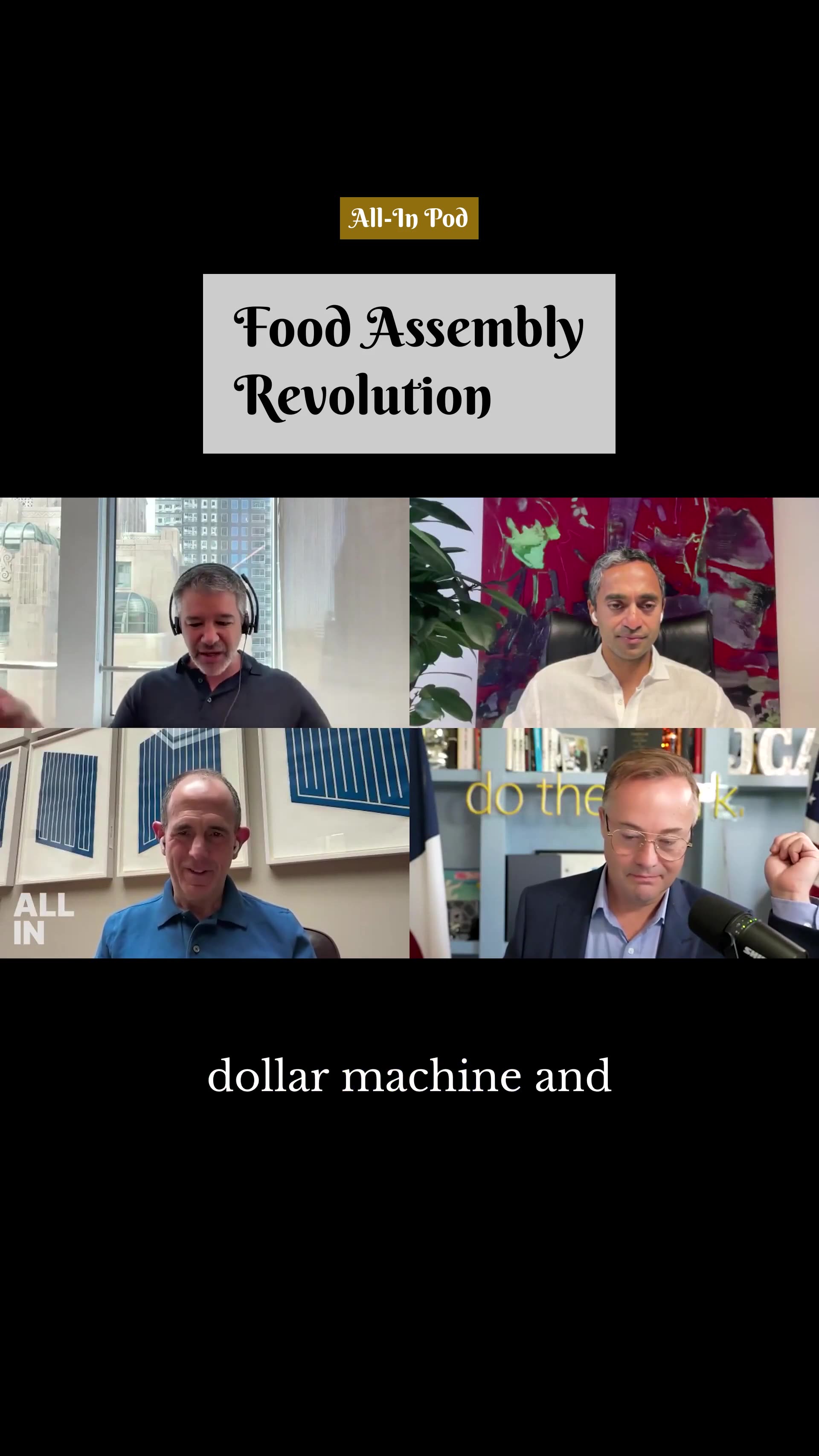 Robots Take Over Fast Food - All-In Pod #restaurantautomation #pizza #robotics