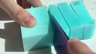 SLIME SOAKED SPONGE ASMR 🧽
