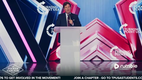 Tucker Carlson Speaks At Turning Point's AmFest 2025
