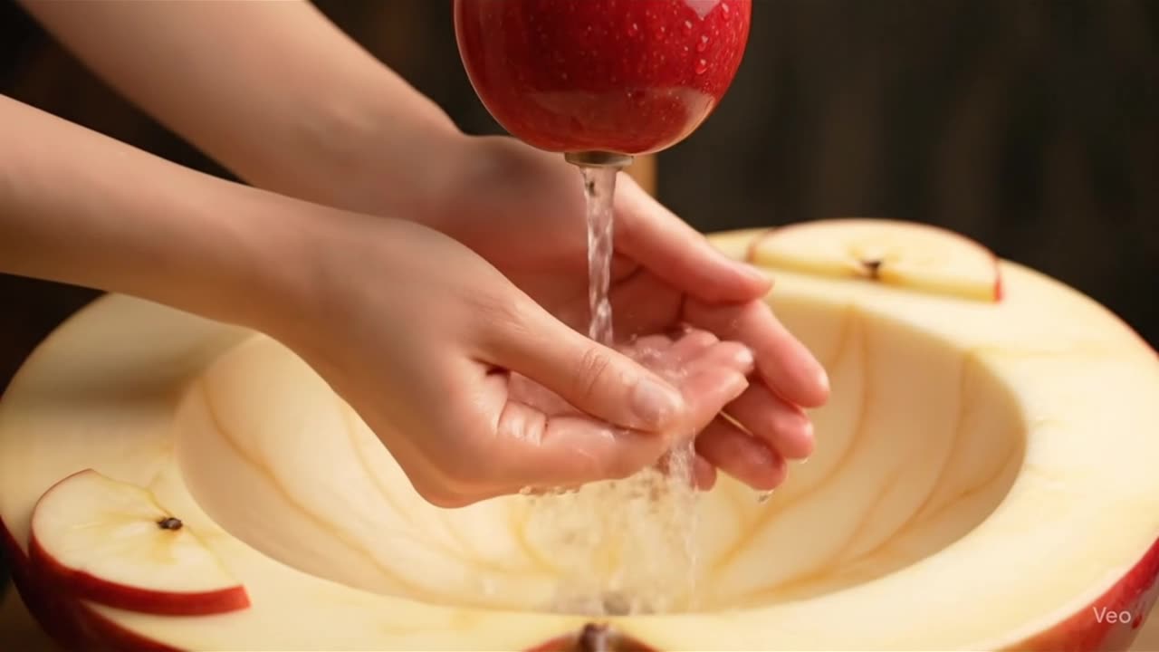 Sink Made Fully Out Of Apple