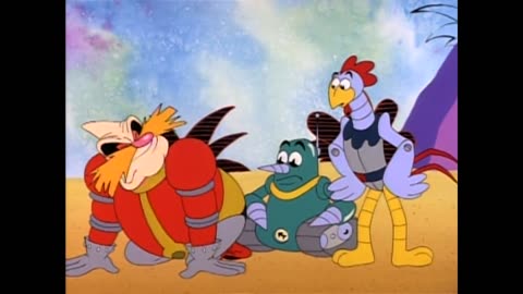 AoStH - Episode 15 "Too Tall Tails" - Robotnik Spanked