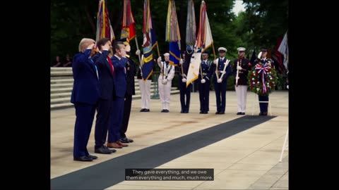 President Trump's Solemn Words on Memorial Day (1 minute)
