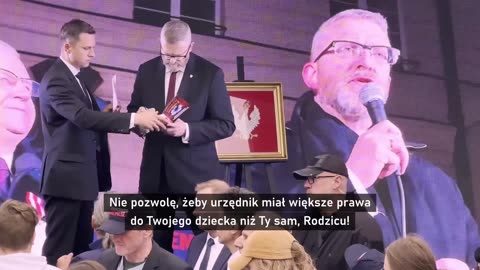 Nie dla deprawacj! CHROŃMY POLSKIE DZIECI! Grzegorz Braun