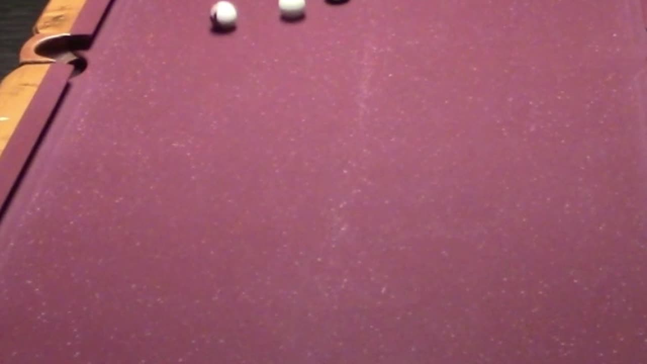 SLOW ROLLING BANK SHOT!