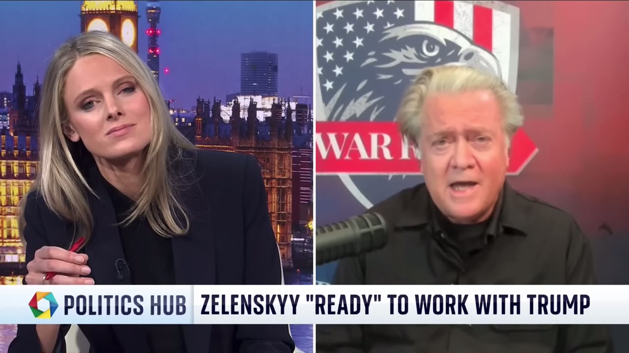 Steve Bannon / Volodymyr Zelenskyy is a crook and a punk πΊπ¦