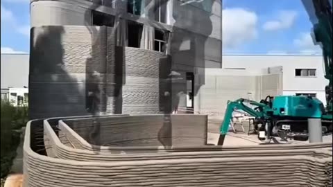 This giant printer can print a house in a matter of days lasts 300 years