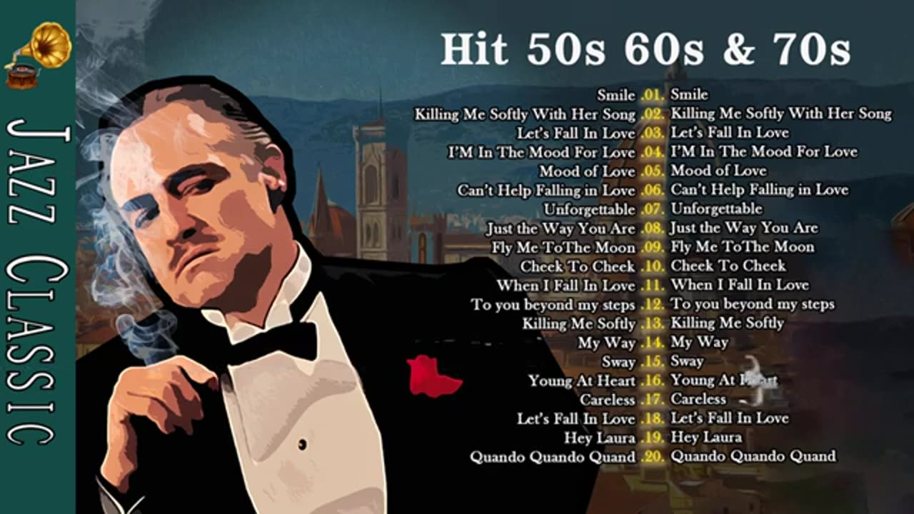 VK Jazz Songs Of All Time : Louis Armstrong , Frank Sinatra , Dean Matin , Nat King Cole