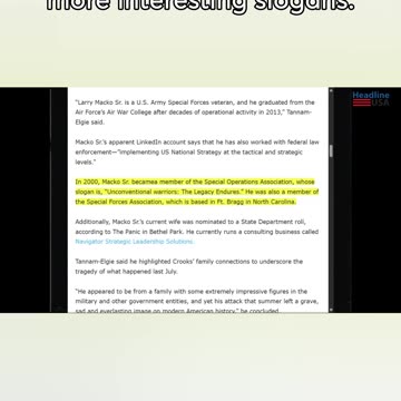 Thomas Crooks Had High-Ranking Military Officials in His Family, Including an Obama Nominee