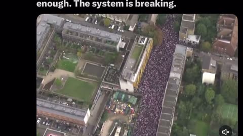 Over a million in London Protest.. Job 20:22