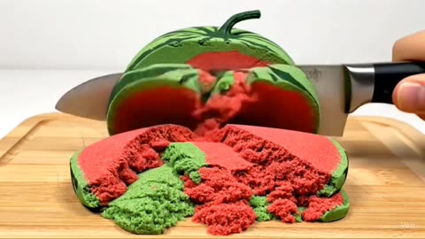 Juicy fruits… but made of sand 🍉🥭✨