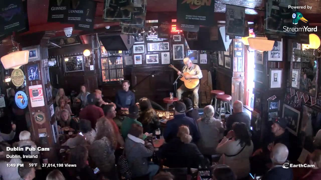 JUNE 2 2025 TEMPLE BAR DUBLIN CROWD FEED PART 1