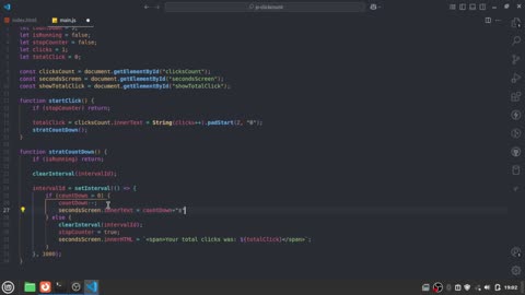 I Made a Click Counter in JavaScript | Just for Fun