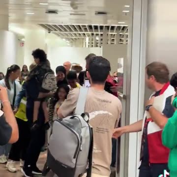 Gazans arriving in Belgium