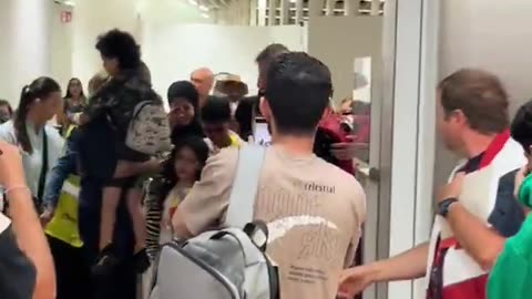 Gazans arriving in Belgium