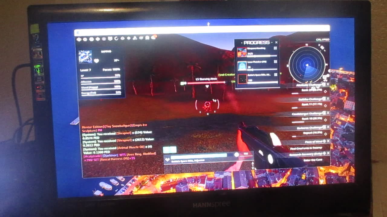 Entropia Universe: My Thoughts on The Game while I hunt The Starving Atrax.