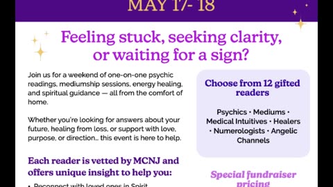 Join me & other readers online this weekend