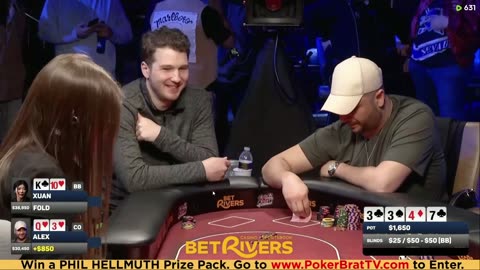 Phil Hellmuth, Jungleman, Xuan Liu, 3COIN ♦ Day 3♦ Livestream High Stakes Poker Cash Game