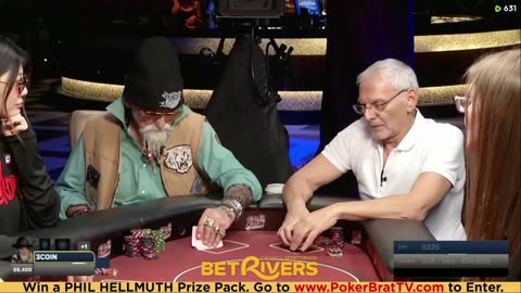 Phil Hellmuth, Jungleman, Xuan Liu, 3COIN ♦ Day 3♦ Livestream High Stakes Poker Cash Game