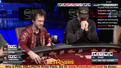 Phil Hellmuth, Jungleman, Xuan Liu, 3COIN ♦ Day 3♦ Livestream High Stakes Poker Cash Game