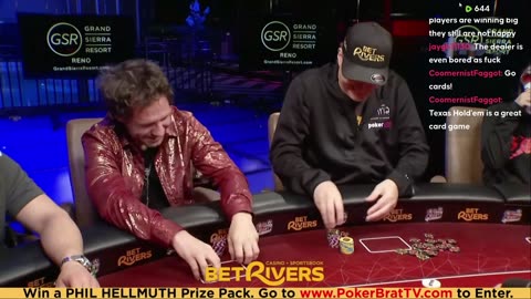 Phil Hellmuth, Jungleman, Xuan Liu, 3COIN ♦ Day 3♦ Livestream High Stakes Poker Cash Game